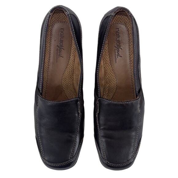 Natural Soul By Naturalizer Women's Camelia Loafer Size 8.5 Brown Slip On Shoe - Picture 2 of 10